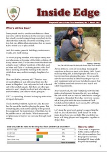 Inside Edge, issue 7