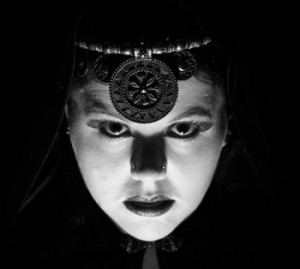 The face of Gothla UK, a raster image